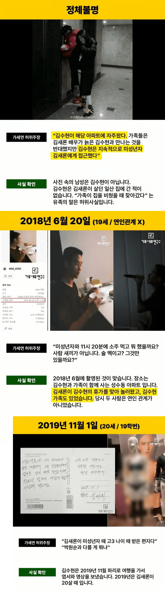 김수현, "故김새론과의 뽀뽀와 데이트는 있었지만, 사귄 건 아니다" - 일일이 반박하며 전하는 진실! 코미디 그 자체, 김수현의 해명으로 폭소 유발!